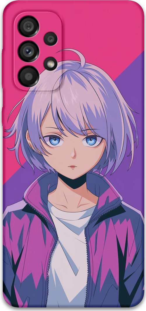 Galaxy A33 Uyumlu Anime Desenli Telefon Kılıfı + Ekran Koruyucu - 5742