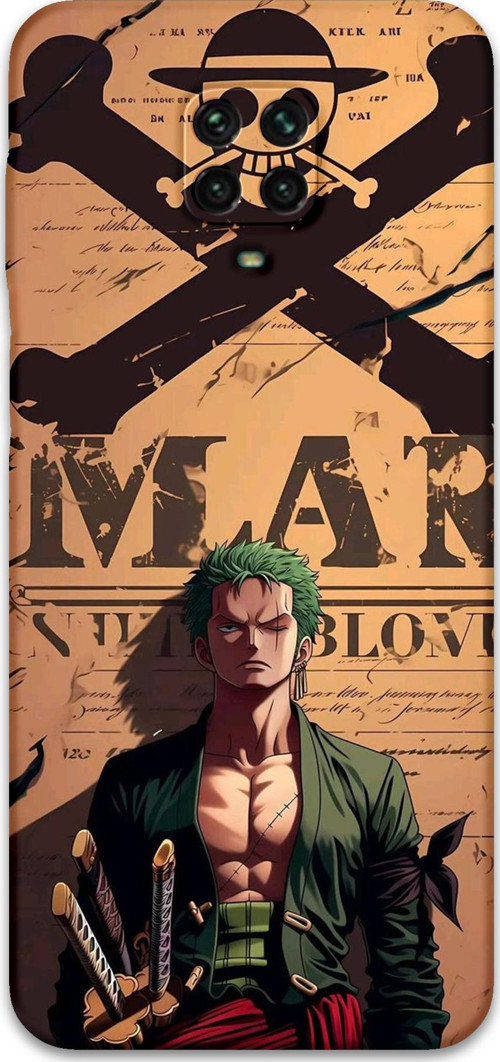 Xiaomi Redmi Note 9S Uyumlu Anime Desenli Telefon Kılıfı + Ekran Koruyucu - 5755