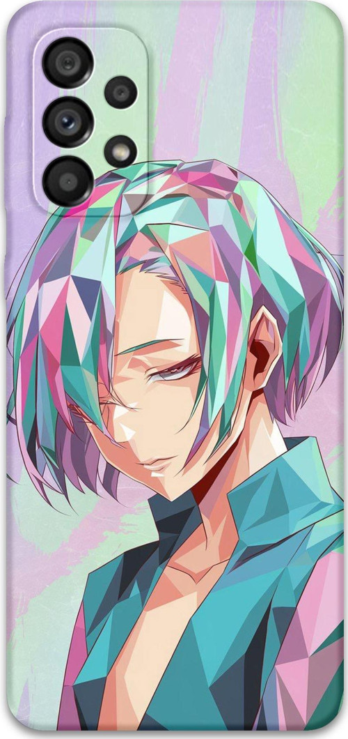 Galaxy A33 Uyumlu Anime Desenli Telefon Kılıfı + Ekran Koruyucu - 5743