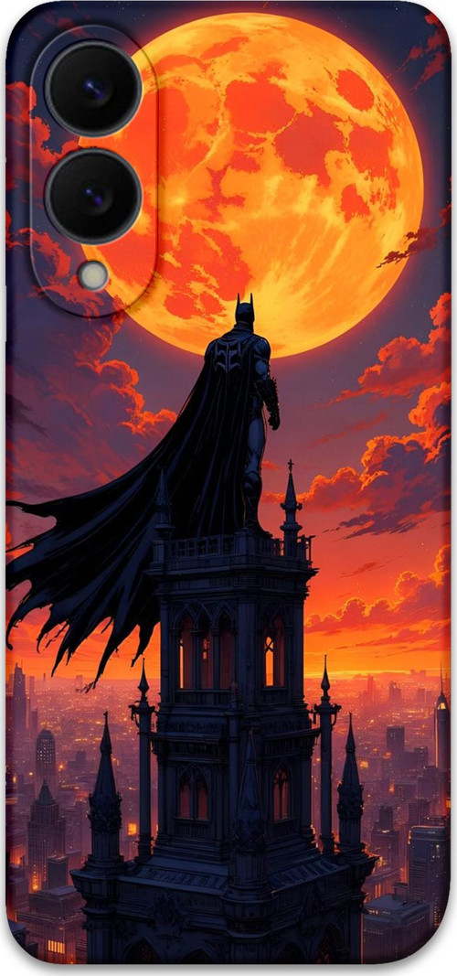 Galaxy S25 Edge Uyumlu Batman Desenli Telefon Kılıfı + Ekran Koruyucu - 5829