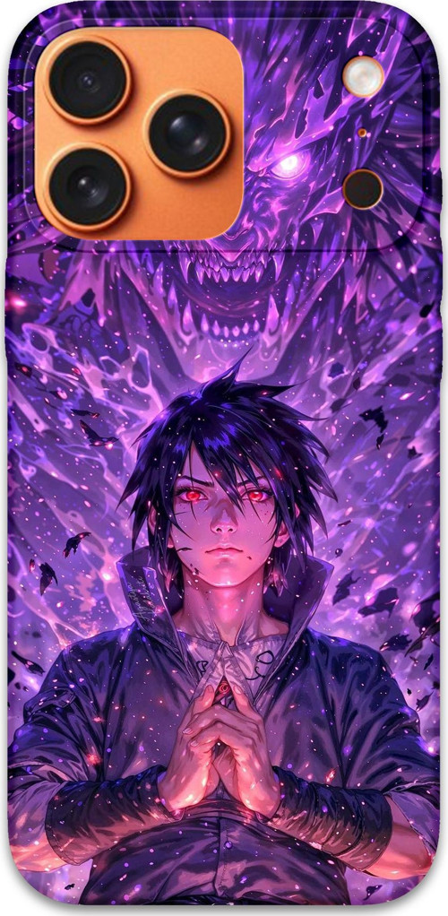 İphone 17 Pro Uyumlu Anime Desenli Telefon Kılıfı + Ekran Koruyucu - 5901