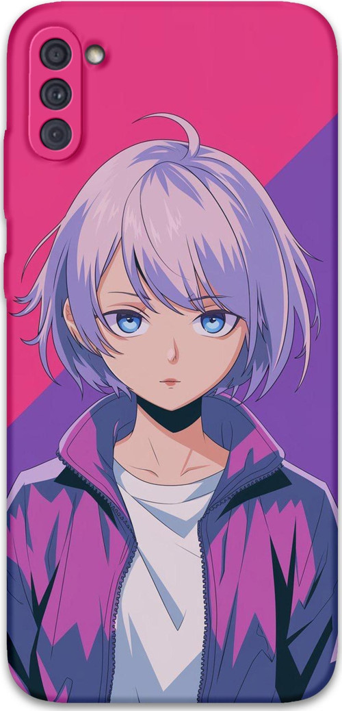 Galaxy A11 Uyumlu Anime Desenli Telefon Kılıfı + Ekran Koruyucu - 5742