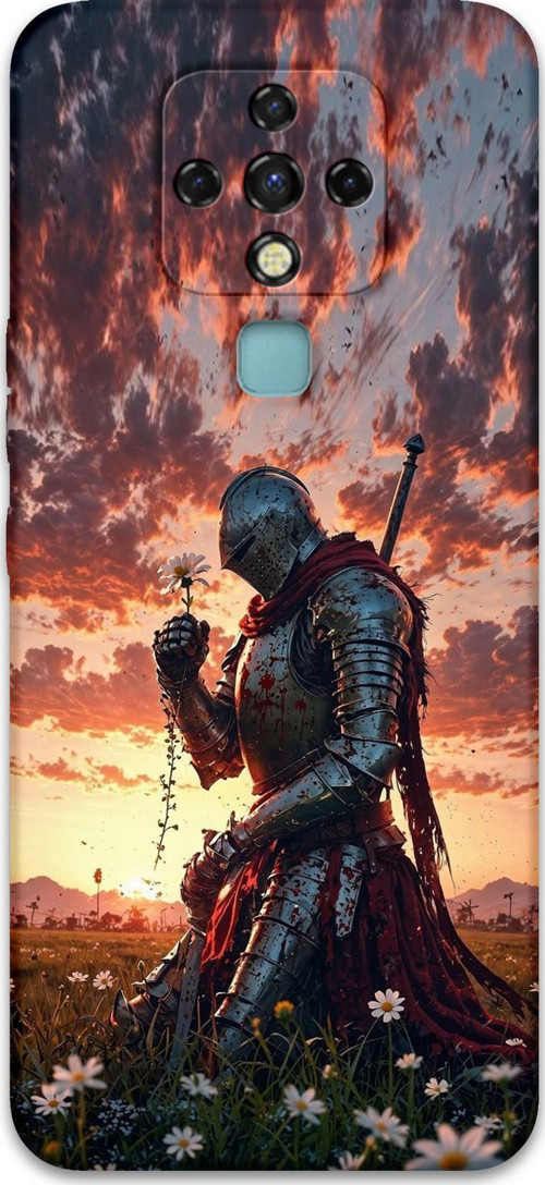 Tecno Camon 16 Uyumlu Retro Desenli Telefon Kılıfı + Ekran Koruyucu - 5842