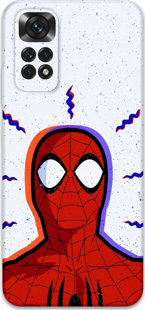 Xiaomi Redmi Note 11S Uyumlu Spiderman Desenli Telefon Kılıfı + Ekran Koruyucu - 5830