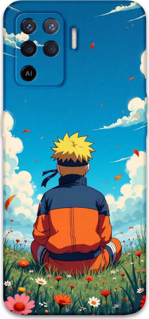 Oppo Reno 5 Lite Uyumlu Anime Desenli Telefon Kılıfı + Ekran Koruyucu - 5747