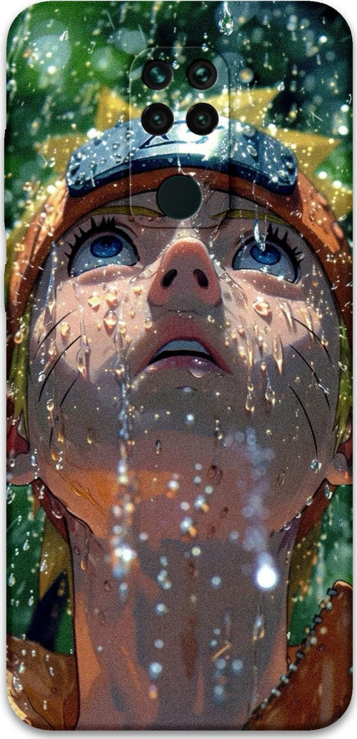 Xiaomi Redmi Note 9 Uyumlu Anime Desenli Telefon Kılıfı + Ekran Koruyucu - 5750