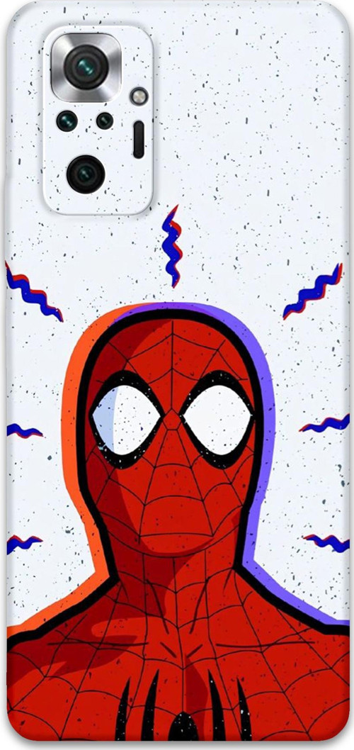 Xiaomi Redmi Note 10 Pro Uyumlu Spiderman Desenli Telefon Kılıfı + Ekran Koruyucu - 5830