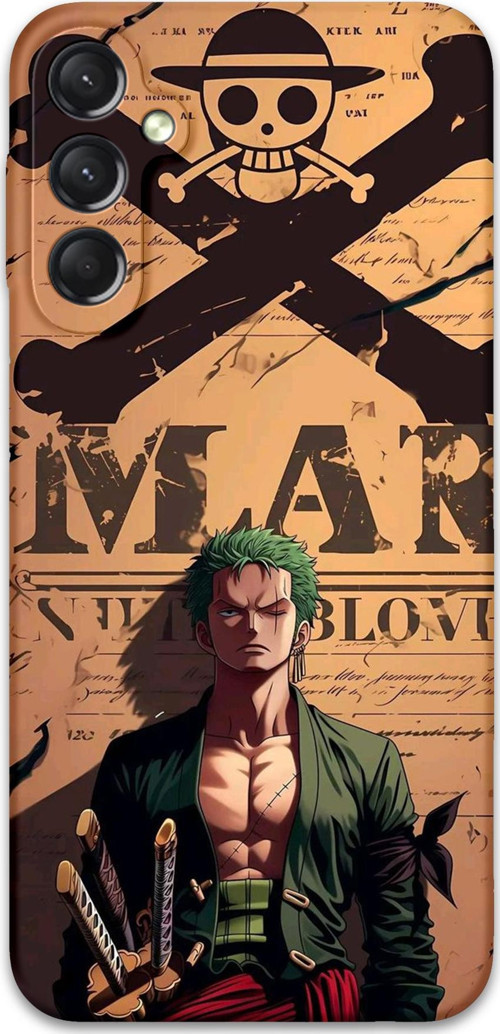 Galaxy A34 Uyumlu Anime Desenli Telefon Kılıfı + Ekran Koruyucu - 5755