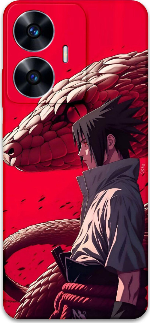 Realme C55 Uyumlu Anime Desenli Telefon Kılıfı + Ekran Koruyucu - 5746
