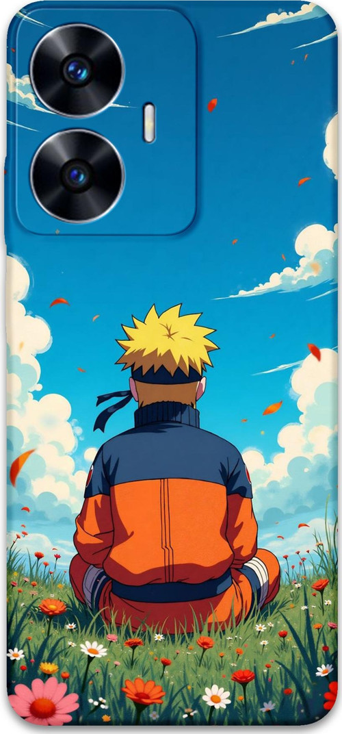Realme C55 Uyumlu Anime Desenli Telefon Kılıfı + Ekran Koruyucu - 5747