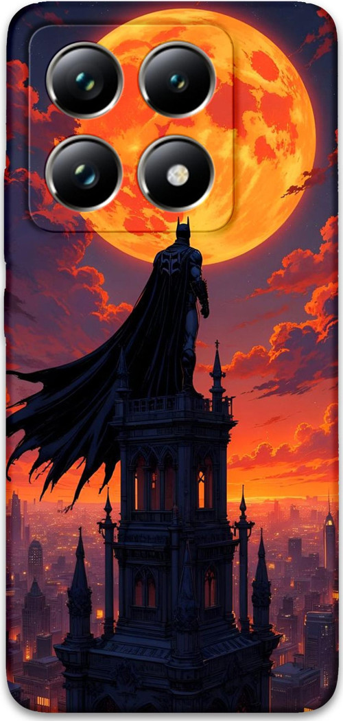 Xiaomi Mi 14T Uyumlu Batman Desenli Telefon Kılıfı + Ekran Koruyucu - 5829