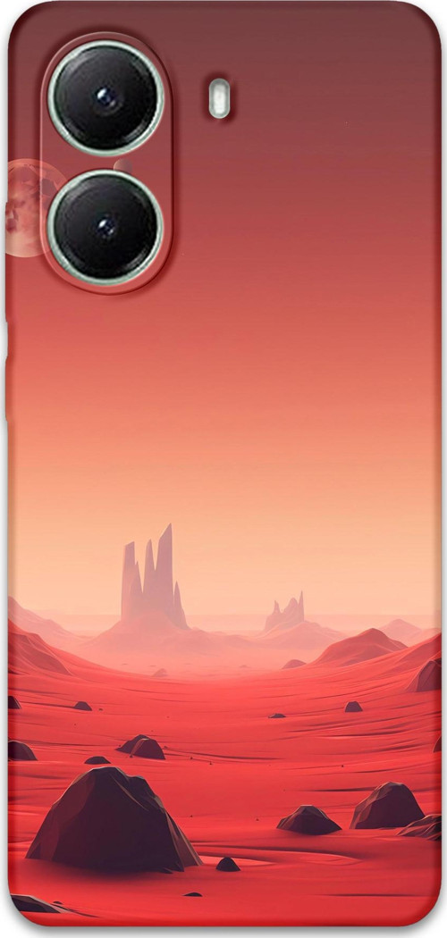 Poco X7 Pro Uyumlu Uzay Desenli Telefon Kılıfı + Ekran Koruyucu - 5859
