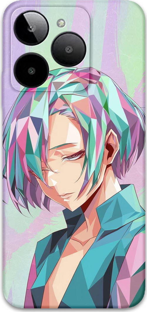 Gm Era 50 Uyumlu Anime Desenli Telefon Kılıfı + Ekran Koruyucu - 5743
