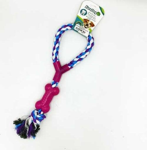 Diş İp Halka Diş Kaş Düğ. Mor Mav Bey 35cm