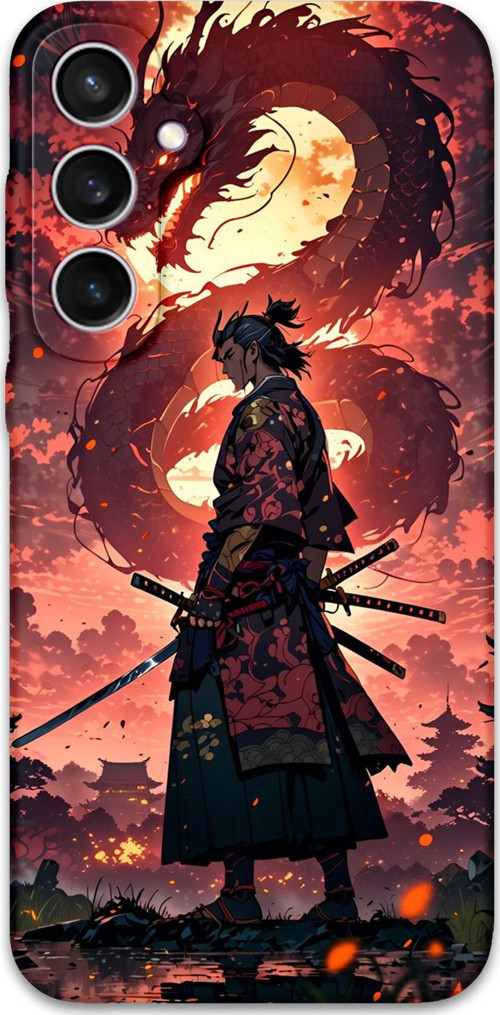 Galaxy S24 Uyumlu Anime Desenli Telefon Kılıfı + Ekran Koruyucu - 5751