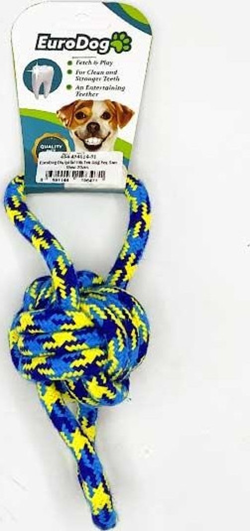 Diş İpi İki Hlk.Tek Düğ.Yeş.Sarı Mavi 20cm