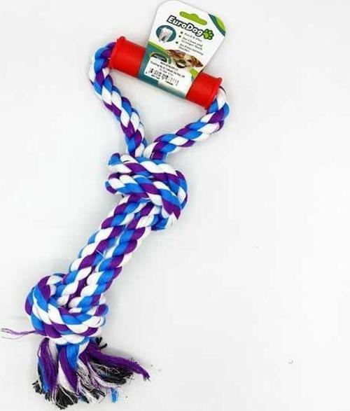 Diş İpi Tutmalı Diş Kaş.Çift Dü.Mavi 40cm