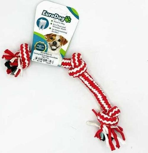Diş İpi Üç Düğüm Kımızı Beyaz Çizgi 15 cm
