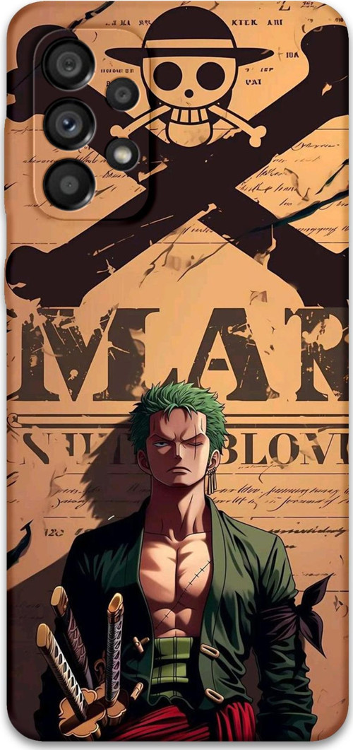 Galaxy A72 Uyumlu Anime Desenli Telefon Kılıfı + Ekran Koruyucu - 5755