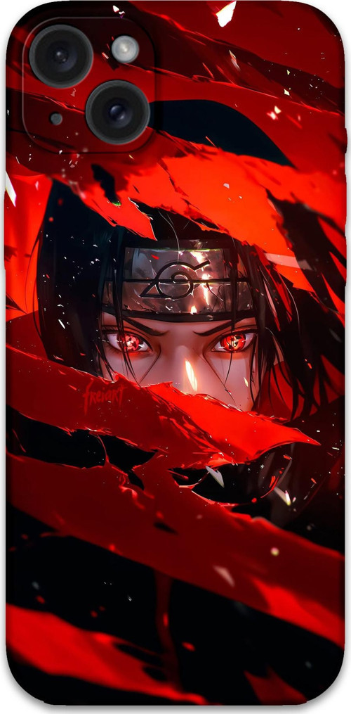 İphone 15 Plus Uyumlu Anime Desenli Telefon Kılıfı + Ekran Koruyucu - 5874