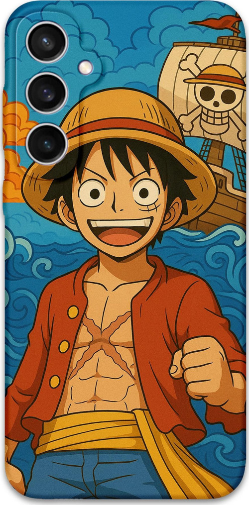 Galaxy S24 Uyumlu Anime Desenli Telefon Kılıfı + Ekran Koruyucu - 5753