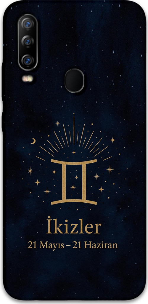 Gm 20 Pro Uyumlu İkizler Burcu Desenli Telefon Kılıfı + Ekran Koruyucu - 5770