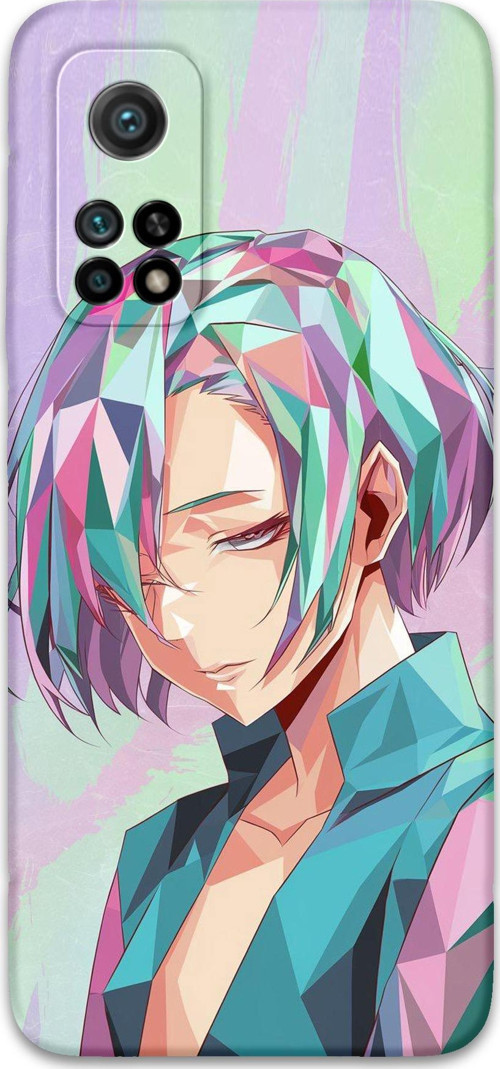 Xiaomi Mi 10T Uyumlu Anime Desenli Telefon Kılıfı + Ekran Koruyucu - 5743