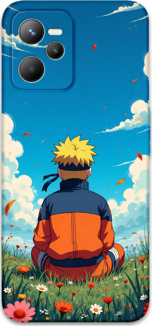 Realme C35 Uyumlu Anime Desenli Telefon Kılıfı + Ekran Koruyucu - 5747