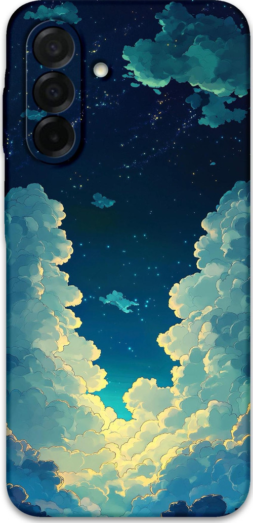 Galaxy A26 Uyumlu Uzay Desenli Telefon Kılıfı + Ekran Koruyucu - 5868
