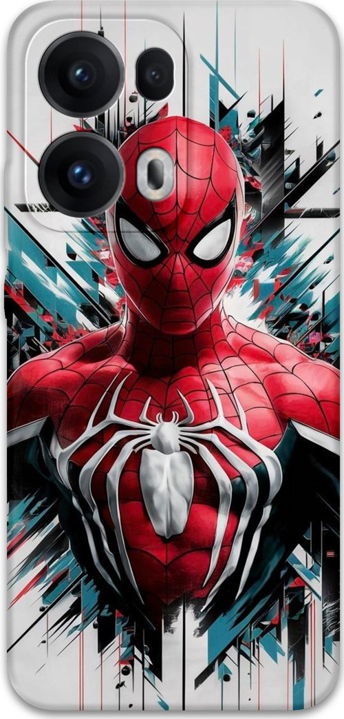 Oppo Reno 13 Pro 5G Uyumlu Spiderman Desenli Telefon Kılıfı + Ekran Koruyucu - 5831