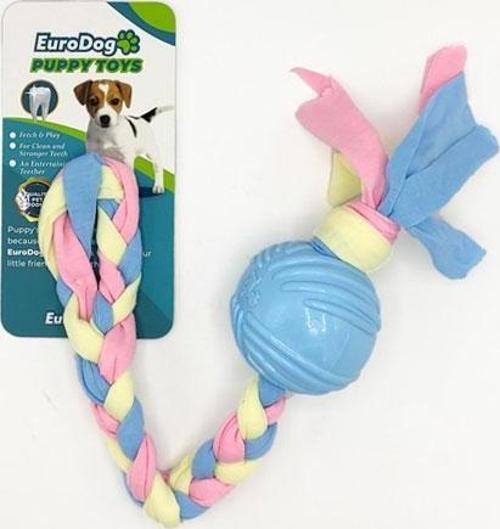 Puppy Toys Mavi Top Diş Kaşıma Oyuncağı