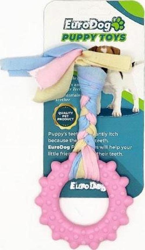 Puppy Toys Pembe Çark Diş Kaşıma Oyuncağı