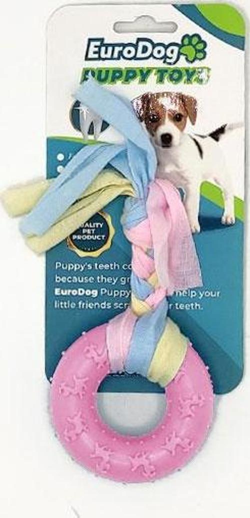 Puppy Toys Pembe Ufak Halka Diş Kaşıma Oy.