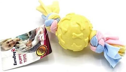Puppy Toys Sarı Kemik Des.Top Diş Kaş.Oy.