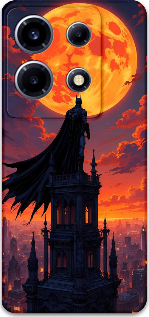 İnfinix Note 30 Vıp Uyumlu Batman Desenli Telefon Kılıfı + Ekran Koruyucu - 5829