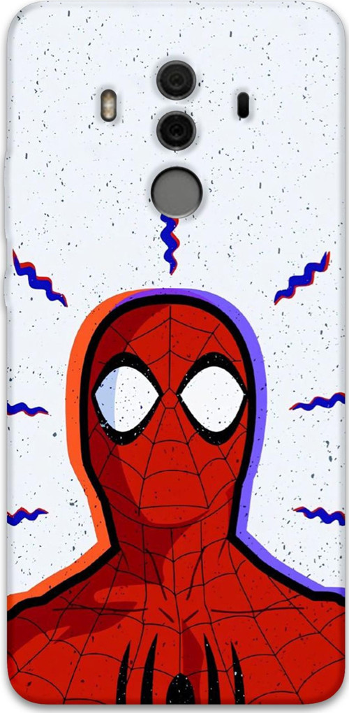 Huawei Mate 10 Pro Uyumlu Spiderman Desenli Telefon Kılıfı + Ekran Koruyucu - 5830