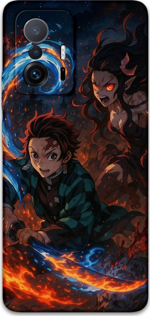Xiaomi Mi 11T Uyumlu Anime Desenli Telefon Kılıfı + Ekran Koruyucu - 5745