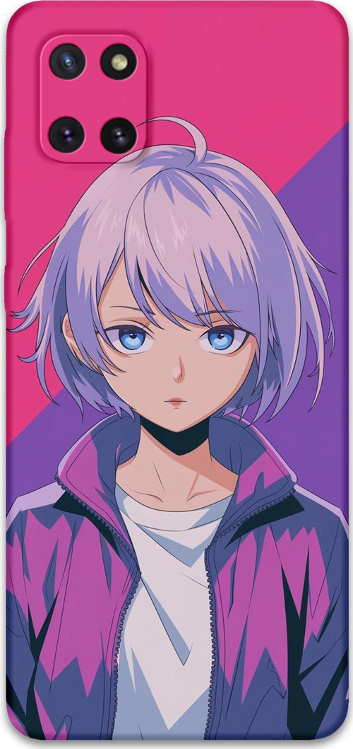 Galaxy A81 Uyumlu Anime Desenli Telefon Kılıfı + Ekran Koruyucu - 5742