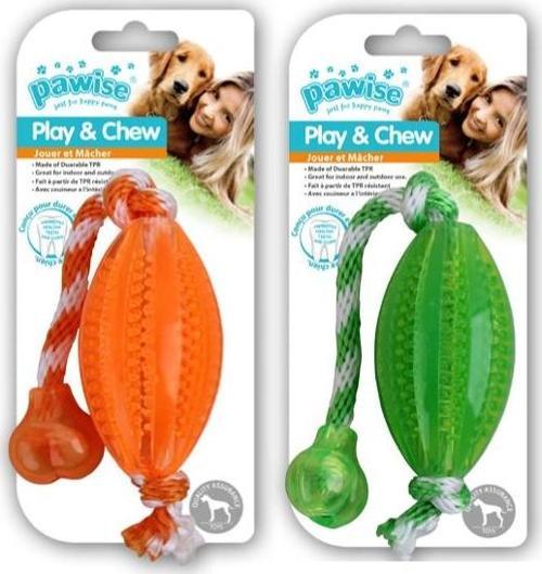 Kemirme Oyuncağı İpli Rugby Topu 40 cm