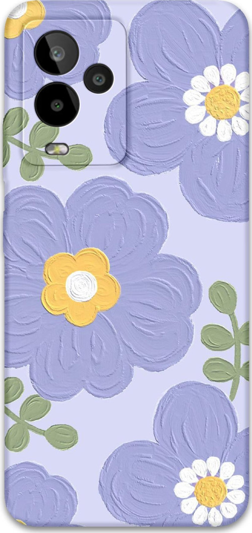 Gm 24 Pro Uyumlu Çiçek Desenli Telefon Kılıfı + Ekran Koruyucu - 5799