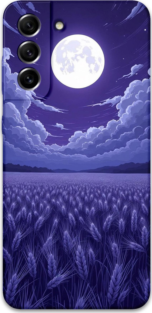 Galaxy S21 Uyumlu Çiçek Desenli Telefon Kılıfı + Ekran Koruyucu - 5797