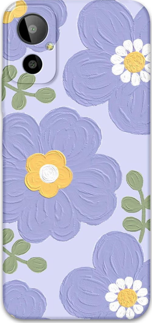 Gm 23 Se Uyumlu Çiçek Desenli Telefon Kılıfı + Ekran Koruyucu - 5799