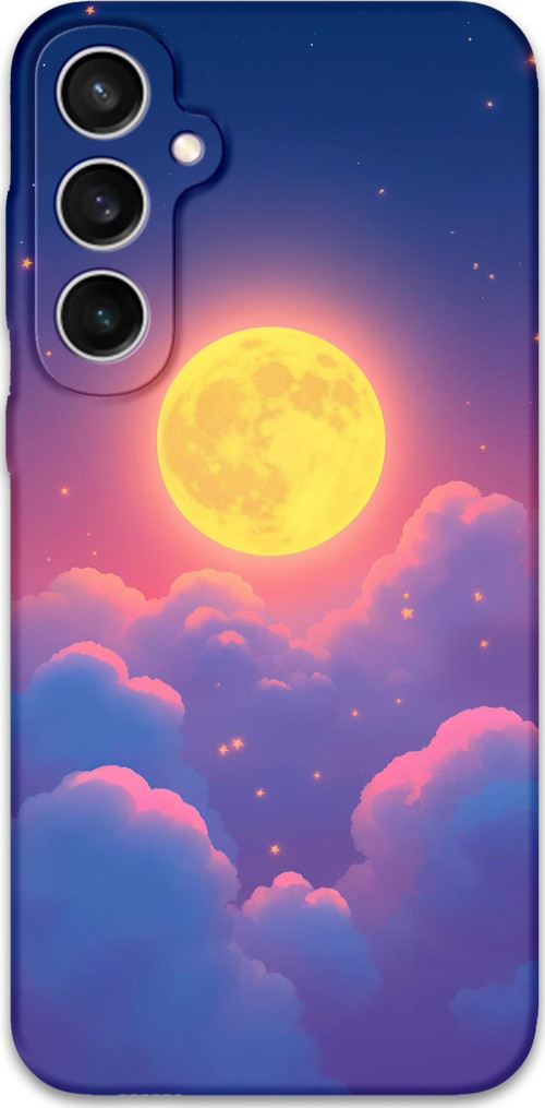 Galaxy S23 Uyumlu Uzay Desenli Telefon Kılıfı + Ekran Koruyucu - 5869