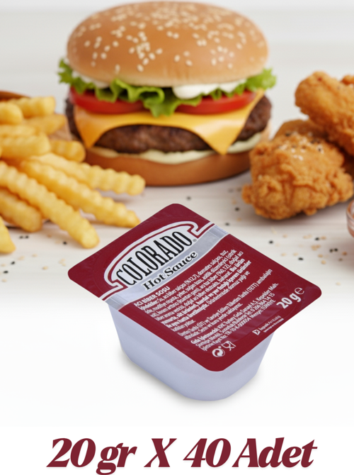 Hot Chili Sos Küvet 20 gr 40 Adet
