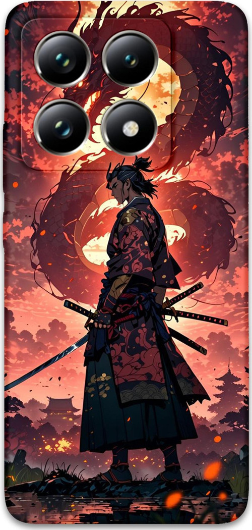 Xiaomi Mi 14 Uyumlu Anime Desenli Telefon Kılıfı + Ekran Koruyucu - 5751