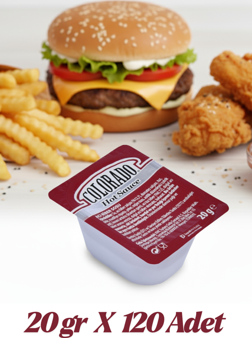 Hot Chili Sos Küvet 20 gr 120 Adet