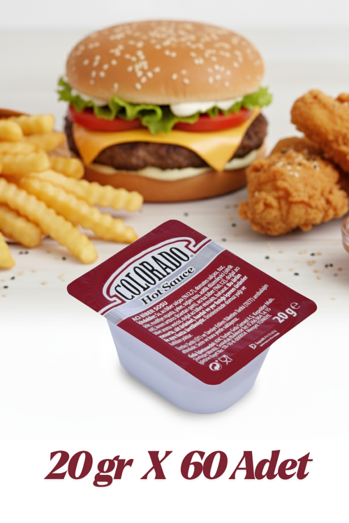 Hot Chili Sos Küvet 20 gr 60 Adet