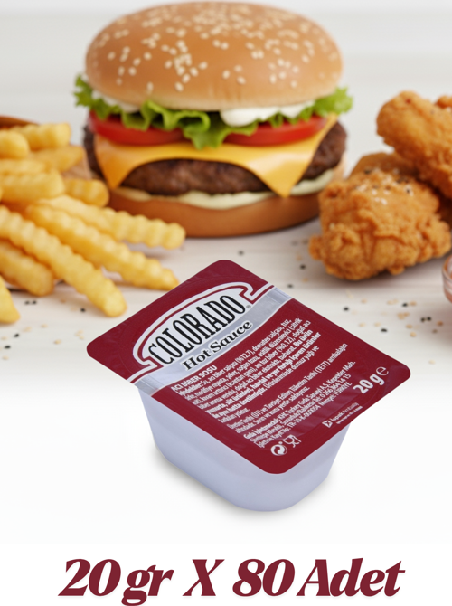 Hot Chili Sos Küvet 20 gr 80 Adet