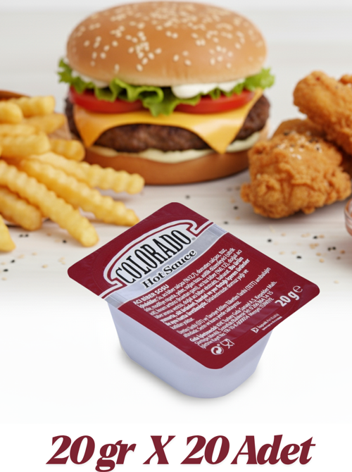 Hot Chili Sos Küvet 20 gr 20 Adet