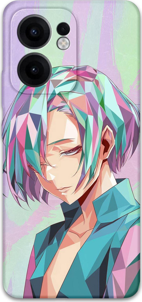 Oppo Reno 13F 5G Uyumlu Anime Desenli Telefon Kılıfı + Ekran Koruyucu - 5743